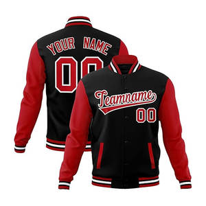 Veste universitaire pour hommes personnalisée en coton mélangé veste Letterman personnalisé cousu nom numéro saison d'hiver disponible Service OEM - Product Image 5