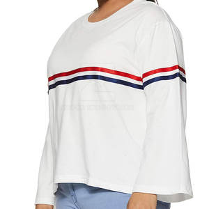 Prix de gros Sweat-shirt pour femme en coton 100% respirant avec logo sur le devant, style décontracté, dernière tendance - Product Image 4