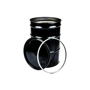 Fût en acier à ouverture supérieure de 55 gallons, qualité alimentaire, rond, vide, avec revêtement intérieur pour le remplissage de miel - Product Image 2