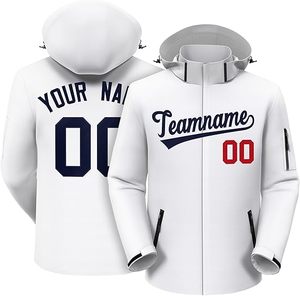 Veste softshell à col montant en toile pour hommes de qualité supérieure sur mesure avec étiquettes de logo personnalisées imperméable et coupe-vent - Product Image 6