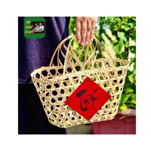 Feliz Año Nuevo 2026, Nueva Cesta de Bambú para Regalo y Decoración - Cesta de Almacenamiento de Bambú Más Vendida de Vietnam al por Mayor - Product Image 2