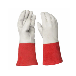 Guantes de cuero para soldar con logotipo personalizado, guantes de cuero con transferencia de calor para hombre, promoción de su marca con especificaciones OEM - Product Image 5