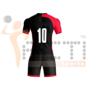 Uniforme de fútbol Rugby transpirable unisex conjunto al por mayor estilo de moda para adultos - Product Image 6