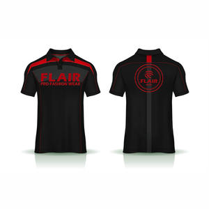 Gran oferta de algodón 100% para hombre, camiseta Polo personalizada de buena calidad, Color sólido, estilo informal, patrón, 180g, tela, peso frontal - Product Image 4