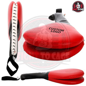 เป้าเตะสำหรับศิลปะการต่อสู้ ทำจากหนังทนทาน เป็นมิตรกับสิ่งแวดล้อม เหมาะสำหรับฝึกซ้อม MMA มวย เทควันโด และคาราเต้ - Product Image 4