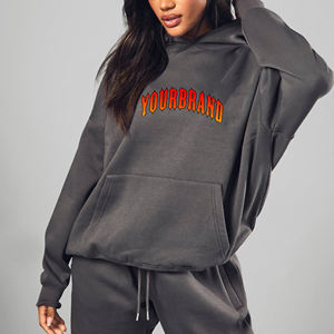 OEM/ODM – Nouveauté : Sweats à capuche et pulls molletonnés en coton épais 100 % French Terry pour femme – Vêtements décontractés et respirants pour l'hiver - Product Image 5