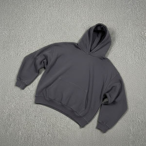 Sudaderas con Capucha de Felpa Gruesa de 580 Gramos para Hombre, 100% Algodón, Corte Holgado, Logotipo Bordado Personalizado, Lavado a la Piedra, Invierno - Product Image 5
