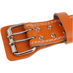 Venta al por mayor Gym Fitness cuero de vaca cinturones de levantamiento de pesas para la venta 2025 Nuevo diseño de cuero genuino cinturones de levantamiento de pesas en color sólido - Product Image 4