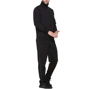2025 Entrenamiento personalizado Jogging Cómodo Cremallera Sudaderas con capucha Trajes Conjunto de dos piezas Chándales para hombres - Product Image 4
