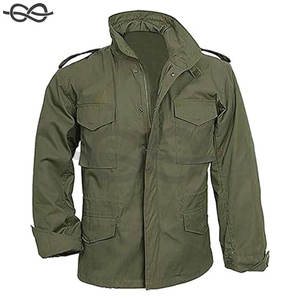 Chaqueta de campo para hombre Chaquetas de campo vintage de algodón verde oliva Diseño clásico Bolsillos utilitarios Aventuras al aire libre Uso diario - Product Image 5