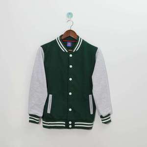 Unisex Varsity <b>Jacket</b> Oversized Bomber Streetwear <b>Retro</b> College Letterman <b>Jacket</b> With Patches - Product Image 5