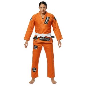 Kimono de Jiu Jitsu Naranja con Logotipo Personalizado, Conjunto de Karate de Color Personalizado, Uniforme Profesional de Jiu-Jitsu - Product Image 1