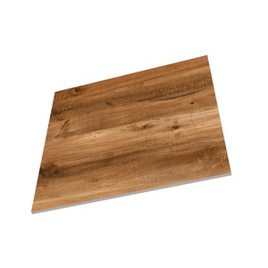 공장 직접 600*600mm 광택 유리화 목재 타일 미끄럼 방지 목재 인테리어 용 세라믹 바닥 타일 - Product Image 1