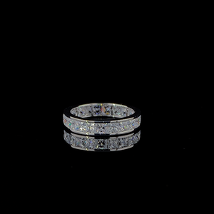 Anillo de Compromiso y Matrimonio de Plata de Ley 925 con Moissanita Corte Pera de Alta Calidad, Certificado IGI, para Mujer, Aniversario, Cristiano - Product Image 2