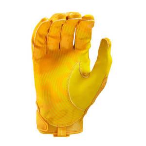 Gants de football américain en cuir de haute qualité, légers, avec sangle de poignet réglable, unisexe, vente en gros - Product Image 3