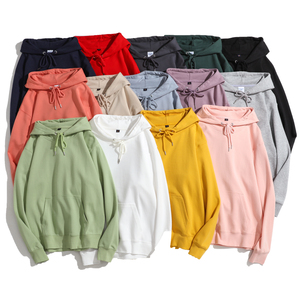Sudaderas con capucha de algodón liso de gran tamaño personalizadas para hombres Sudaderas de invierno unisex a granel Patrón de pantalones de chándal para hombres de talla grande - Product Image 3