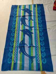 Vente en gros 100% coton Jacquard feuille tissage serviettes de plage personnalisé Peshtemal turc serviette rayé motif été Collection Avior - Product Image 5