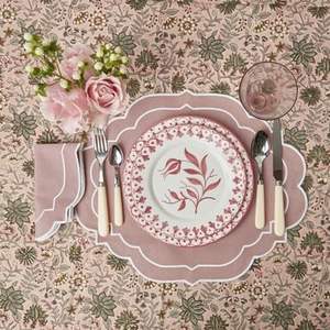 Elegante mantel de mesa de lino blanco bordado perfecto para Decoración de mesa de boda presentación de eventos de cena - Product Image 6