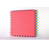 Tapis de jeu emboîtable en mousse EVA écologique, fournisseur OEM, pour salle de sport et enfants, motif croisé, imperméable, antidérapant, absorbant les chocs