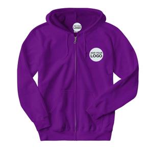 เสื้อมีฮู้ดมีซิปสำหรับผู้ชาย, มีฮู้ดผ้าแคนวาสสำหรับผู้ชาย - Product Image 2