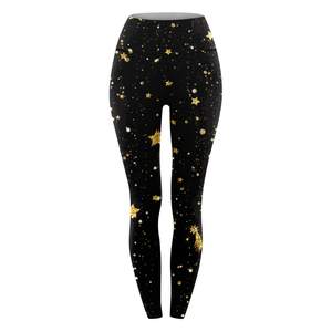 Leggings de yoga de gymnastique à motif solide taille moyenne pour femmes avec legging de fitness de sport d'entraînement de poche - Product Image 6