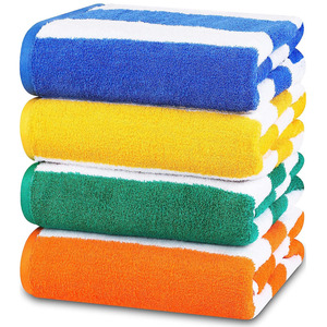 Ensemble de 6 serviettes de bain en coton de fibre de bambou de qualité supérieure pour la salle de bain, serviette en coton durable personnalisée pour la maison et l'hôtel - Product Image 4