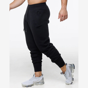 OEM al por mayor de los hombres de moda 100% de algodón polar Jogger pantalón personalizado de gran tamaño pantalones de chándal para la primavera en blanco Jogging Pantalones - Product Image 1