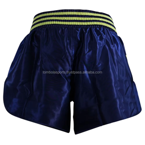 กางเกงขาสั้นผ้าซาตินสำหรับผู้ชายกางเกงขาสั้นเล่นยิม MMA แบบแห้งเร็วแบบสั่งตัด2024ขนาดพลัสไซส์ - Product Image 3