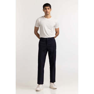 Pantalones Oxford de Pana Azul Marino 100% Algodón, Estilo Básico, Logotipo Personalizable, Decoración con Cremalleras, Cintura Media, Tallas XL a 6XL, Colores Variados - Product Image 2