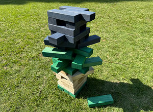 Jeux <span class=keywords><strong>de</strong></span> société personnalisés pour adultes : Blocs <span class=keywords><strong>de</strong></span> construction à empiler, <span class=keywords><strong>Jeu</strong></span> <span class=keywords><strong>de</strong></span> tour instable, Jouets durables et amusants pour toute la famille - Product Image 3