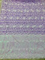 Nouvelle collection de tissu de filet de séquence arc-en-ciel de bonne qualité pour la fabrication de robes de soirée du fournisseur indien au prix d'exportation