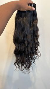 100% paquets de vague de corps indiens alignés de cuticules vierges non transformées Extensions de cheveux humains de couleur naturelle - Product Image 5