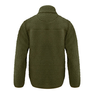 Service OEM, veste en toile de fourrure sherpa d'hiver de luxe sur mesure de haute qualité pour hommes, imperméable, coupe-vent, avec logo personnalisé - Product Image 2