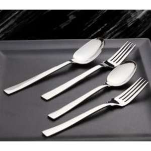 Juego de cubiertos de acero inoxidable moderno con superficie de alto brillo, sujeción cómoda y artesanía profesional - Product Image 2