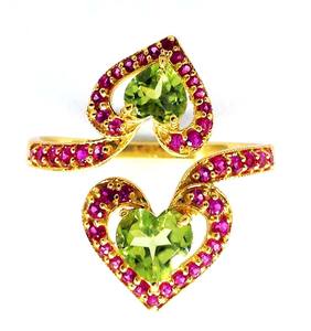 Vente en gros de breloque en plaqué or en argent sterling 925 faite à la main avec des pierres précieuses multicolores - Product Image 2