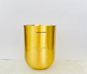 Portavelas de Cobre Martillado Personalizado al por Mayor con Tapa de Madera, Contenedor Vacío de Lujo Hecho a Mano para Decoración Navideña del Hogar - Product Image 6