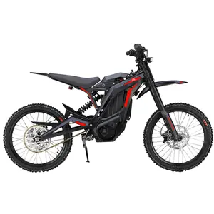 Moto tout-terrain électrique Pro-SR-E prête à être expédiée avec cadre en alliage d'aluminium, batterie au lithium et moteur à moyeu arrière – En stock - Product Image 4