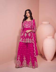 ปากีสถานซาลวาร์คาเมซแฟชั่นล่าสุดขายดีในขนาดต่างๆจากอินเดีย - Product Image 5