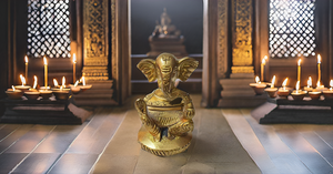 พระพิฆเนศโลหะทองเหลืองรูปพระพิฆเนศ - Product Image 3