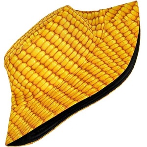 Sombrero de Pescador de Doble Cara para Viajes al Aire Libre, Gorra Panamá con Estampado de Vegetales y Maíz, 58cm, para Hombre y Mujer - Product Image 2