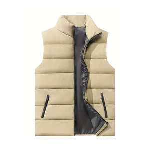 Chaleco Acolchado Ligero y Suave de Invierno al por Mayor, Chaleco Informal sin Mangas de Talla Grande para Hombre, Chalecos para Hombre, Servicio OEM - Product Image 1