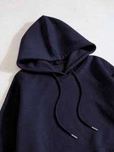 Pull-over en coton lourd de qualité supérieure pour homme, rétro, 500 g/m², personnalisable, imprimé, sweat-shirt à capuche vierge - Product Image 6