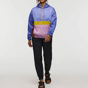 Pull-over personnalisé à demi-fermeture éclair 2026, survêtement de jogging, haut court, veste coupe-vent, ensemble de pantalons deux pièces pour femmes pour la salle de sport - Product Image 3