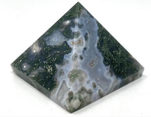 Meilleure Qualité Naturel Mousse Agate Guérison Cristal Gemme Agate Pyramides Acheter De Alif cristal et agate - Product Image 5