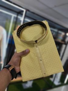 Ensemble Kurta Pajama en séquence pour homme, ensemble Kurta Pajama pour homme, ensemble Kurta Pajama en séquence pour homme, ensemble Kurta pakistanais pour homme pour les fêtes - Product Image 3