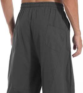 2025 Vintage grande taille hommes pantalons haute qualité léger tricoté toile séchage rapide taille moyenne Style lavé - Product Image 4