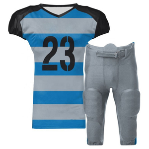 Venta al por mayor totalmente personalizada fútbol americano Jersey ropa deportiva cómoda de alta calidad 100% poliéster uniforme de fútbol americano - Product Image 1