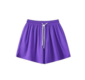 Shorts en toile personnalisés avec logo, impression par sublimation, tendance, écologiques, respirants, en polyester, pour le basketball, taille élastique, vente en gros - Product Image 4