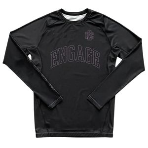 Rashguard de compression pour homme, chemise de compression personnalisée, rashguard à manches longues avec logo personnalisé, vente en gros, en spandex pour homme - Product Image 1