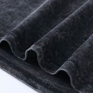 T-shirt décontracté streetwear pour homme, lavage à l'acide, coton doux, coupe décontractée, style tendance, tissu confortable pour un usage quotidien - Product Image 4